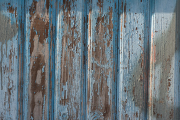 Fototapeta na wymiar Blue wood abstract background texture