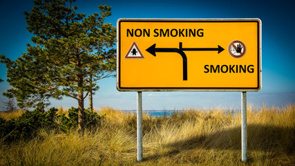Obraz premium Sign 362 - NON SMOKING