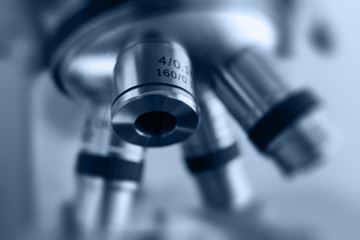 Laboratory microscope for scientific research. Microscope is used for conducting planned, research experiments, educational demonstrations in medical and clinical laboratories.