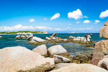 Typical Sardinian sea coast