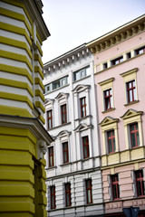 Colorful houses of the city of Szczecin.