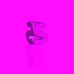 Font_3d_alphabet_sliced_edge_pink_revolve_gradient_art_bold_letters_reflected_poster_flyer_big_rounded