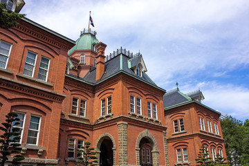 Fototapeta na wymiar 北海道庁旧本庁舎、赤レンガ