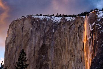 2019 Horsetail Falls' Fire Falls in Yosemite National Park - Landscape