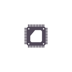 Modern cpu icon