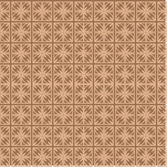 Abstract Classic Geometric Pattern Paper For Background, Print paper. Vector Illustration. Dark beige color