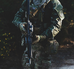 Airsoft military game
