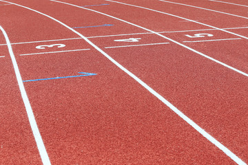 Fototapeta premium Beautiful runway, in track and field