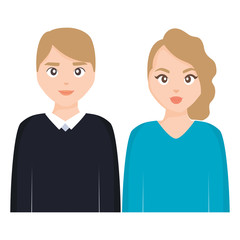 couple avatar characters icons