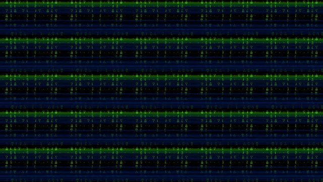 numbers code information clock counting