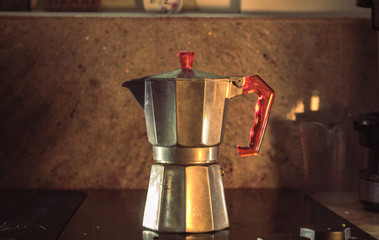 Percolator with dramatic color grade