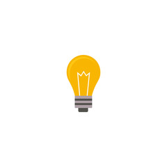 Creative light bulb symbol