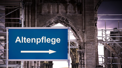 Schild 376 - Altenpflege