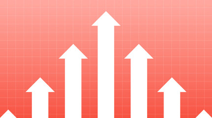 Financial arrows graph