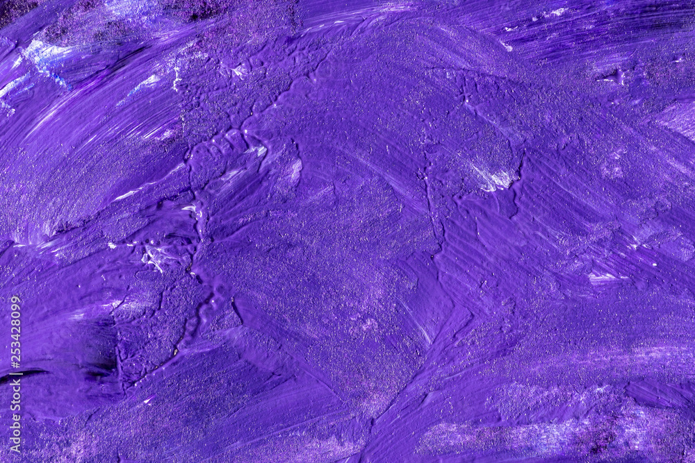 Poster paint texture colorful abstract lines and splatter textured strokes of painting macro close up backg