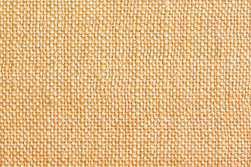 Vintage retro flour bag texture. Brown linen textile background.