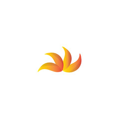 Oil and Leaf Design Logo