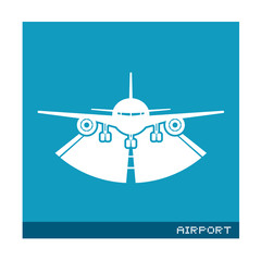 Airplane icon design