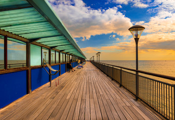 Naklejka premium Boscombe pier near Bournemouth, Dorset