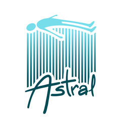 Astral projection illustration