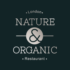 Organic product logo