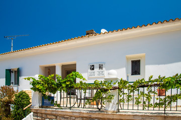 Fototapeta premium White House, Kalami, former residence of Lawrence and Gerald Durrell