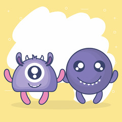 crazy monsters comic characters