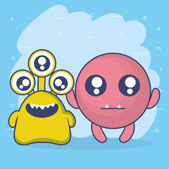 crazy monsters comic characters