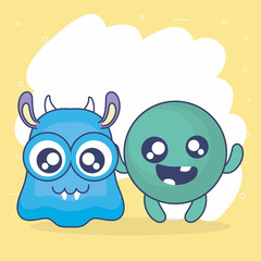 crazy monsters comic characters