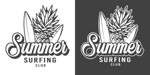 Fototapeta premium Vintage surfing club badge