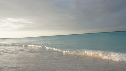 Obraz premium Caribbean sea white sand