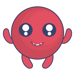 emoticon face with crazy teeth