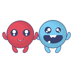 emoticons faces with crazy teeth couple characters