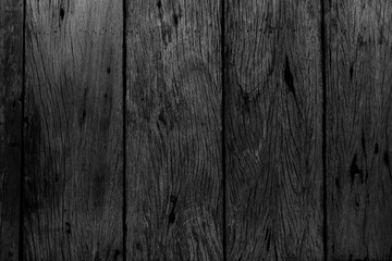 Black wood texture for design and background