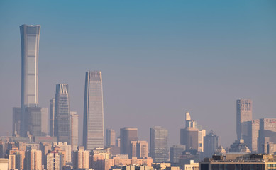 Obraz premium Many building is the city landscape. From the Jingshan park.