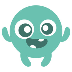 emoticon face with crazy teeth