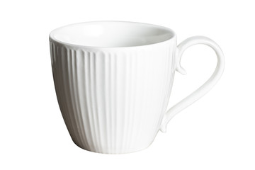 White mug  isolated on white background.