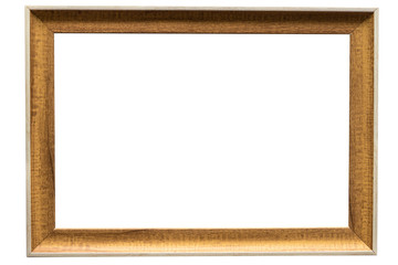 Frame isolated on white background.