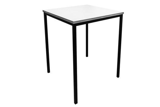 Black Table Isolated On White Background