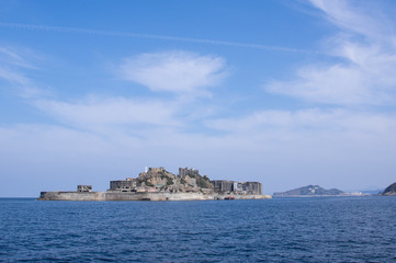 Fototapeta na wymiar Hashima (Battleship Island) Nagasaki, Japan