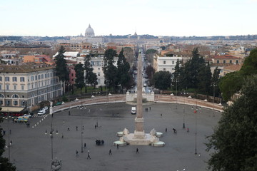 monument in park in italy