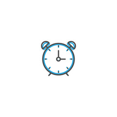 Alarm icon design. Essential icon vector illustration