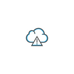 Cloud Computing icon design. Essential icon vector illustration