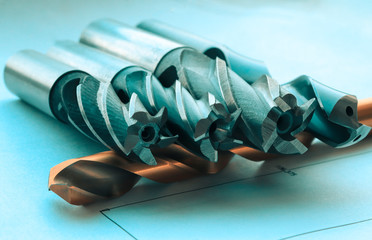 carbide mills and drills for the machine with computer numerical control in an unusual treatment