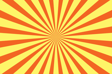 Orange and yellow color burst background for print, gift, web, scrap and patchwork
