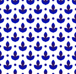 ceramic blue and white pattern
