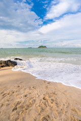 Tropical sea and beautiful beach in summer.