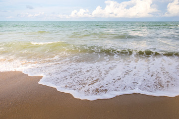 Tropical sea and beautiful beach in summer.