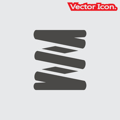 spring icon isolated sign symbol and flat style for app, web and digital design. Vector illustration.