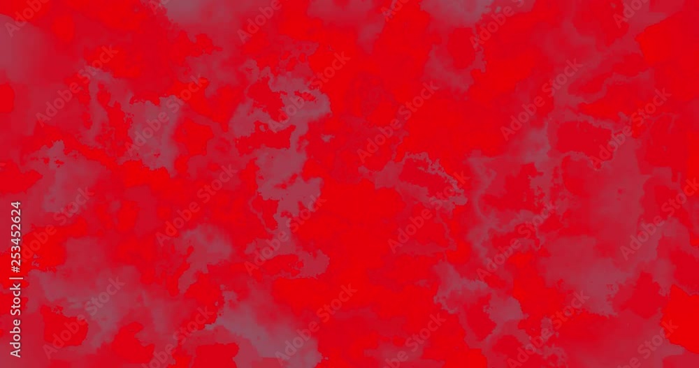 Poster 60fps abstract cg grunge colorful loopable background - red morphing shapes seamless loop 4k animati